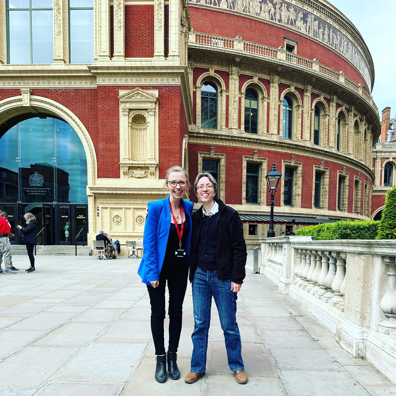 Rehearsing with Isabel Demers for the Organ Celebration
