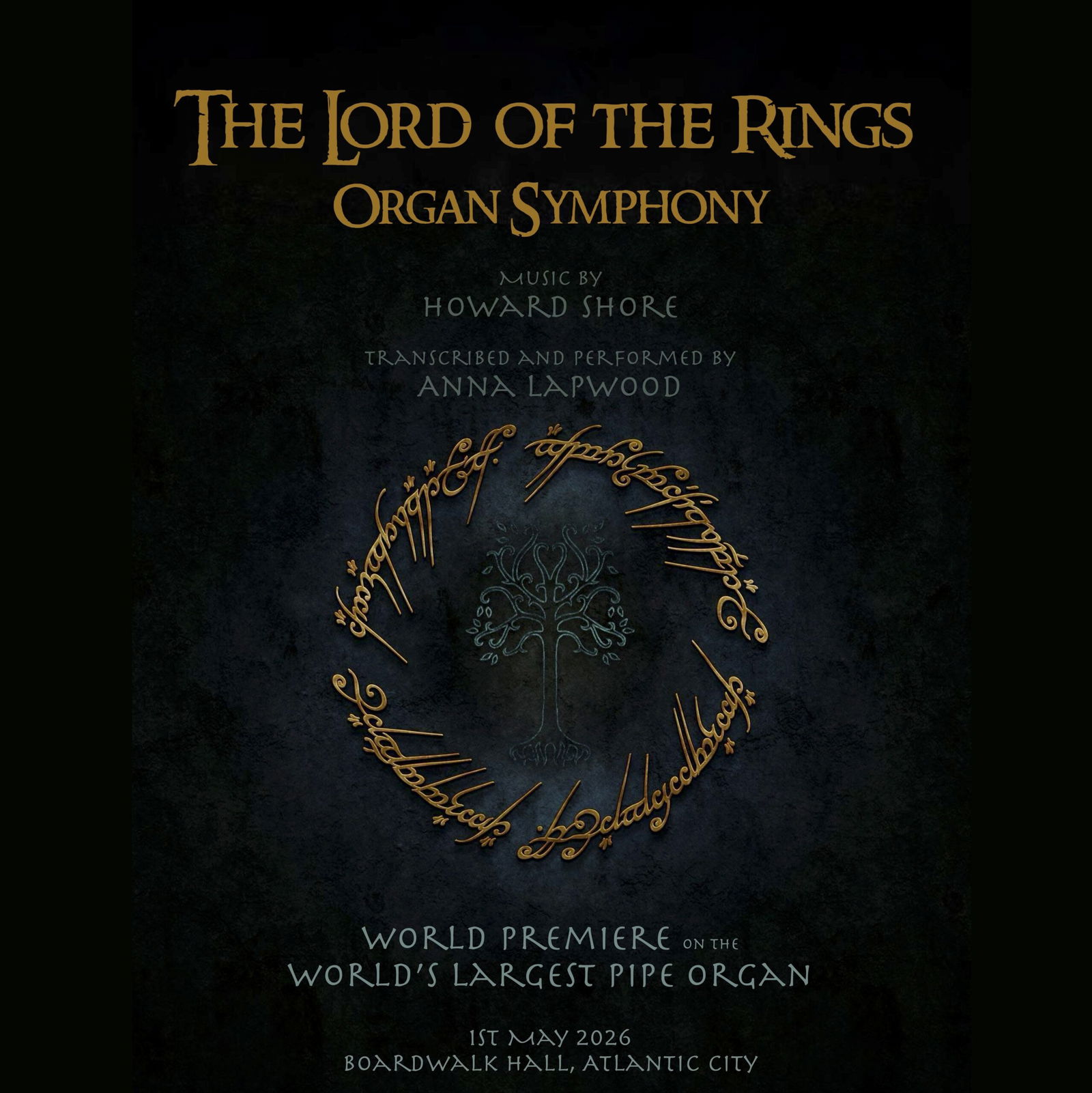 The Lord of the Rings Organ Symphony – World Premiere May 1 2026